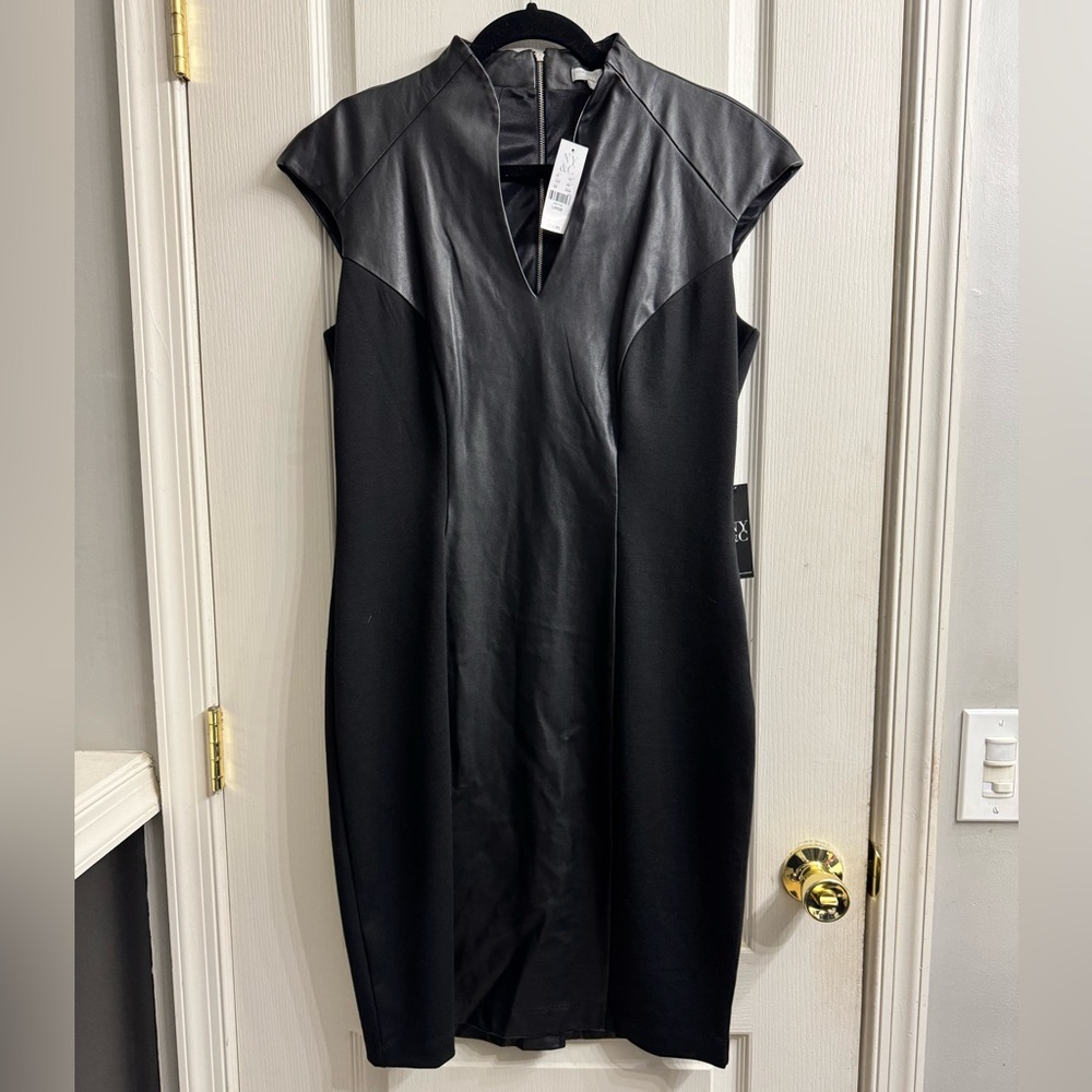New York and Company Mixed Media Dress